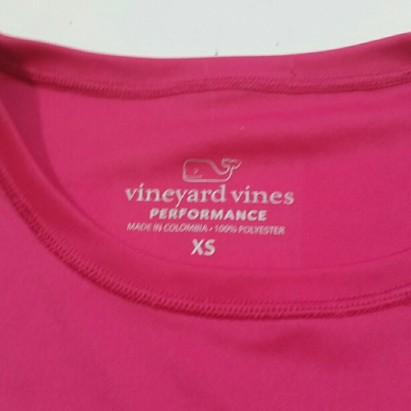 Vineyard Vines Shirt Hot Pink XS Performance - Picture 3 of 8
